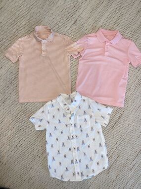 Lot of 3 short sleeve shirts